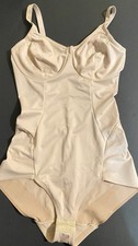 Underscore Body Briefer Firm Control Sz 36C Beige Girdle Slimmer Shapewear
