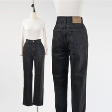 Vintage 90s Black Calvin Klein High Waisted S...