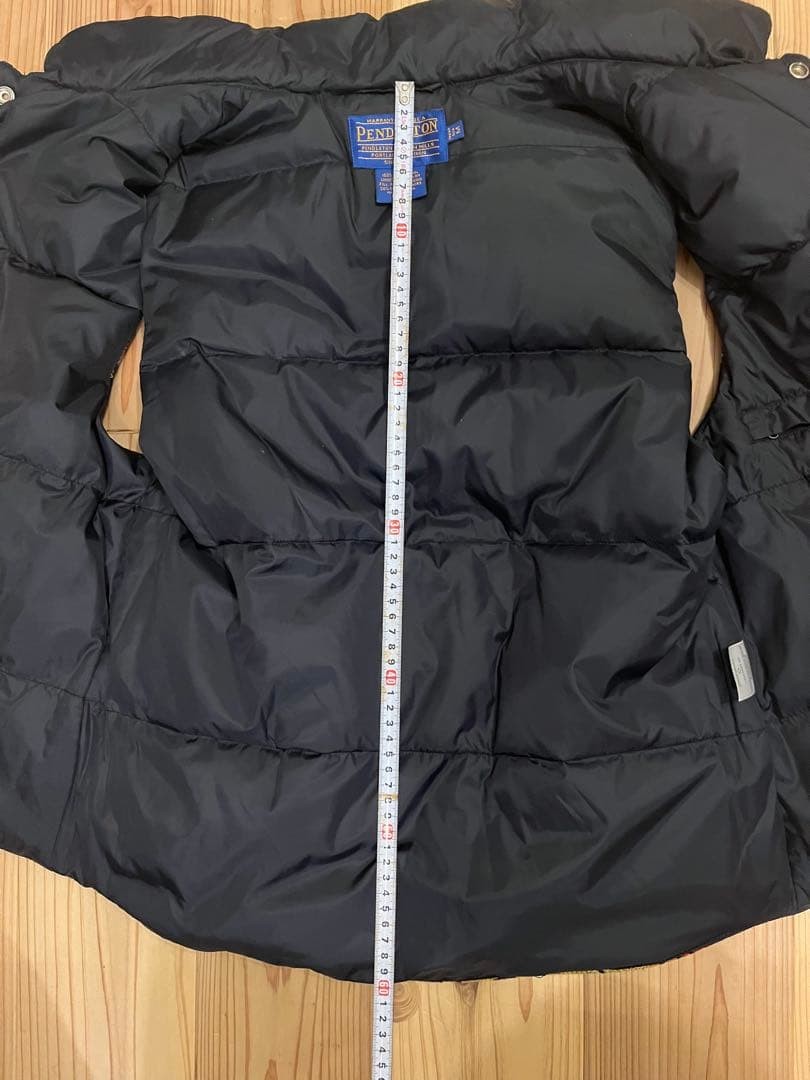 Pendleton Geometric Pattern Sleeveless Down Vest,… - image 10