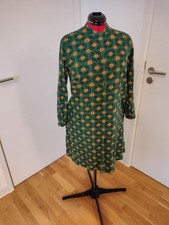 Marimekko for Uniqlo: Soft and cosy Button-Down A-line Dress UK 8-10 Green