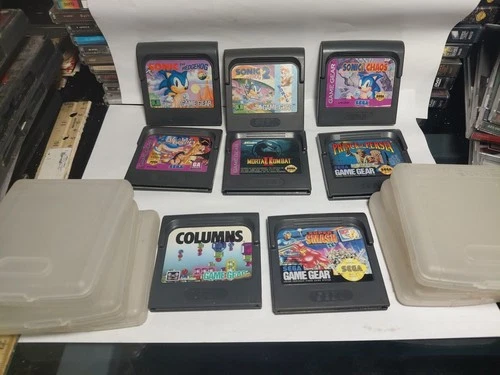 8 Sega Game Gear Games And 6 Cases