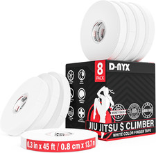Finger Tape Athletic Sports Wrap, Black or White 0.3 inch or 1.5 inch Rock Climb
