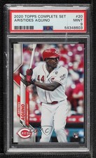2020 Topps Complete Sets Variation Aristides Aquino #20 PSA 9 MINT 0o1d