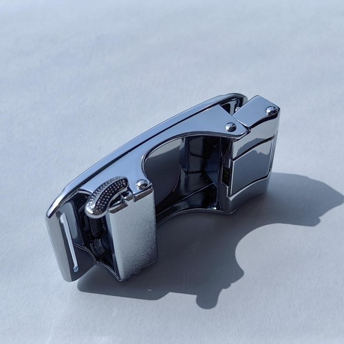 Barry.Wang 1 3/8" Ratchet Belt Strap - Leather, Trim To Fit, For 40mm Slide Click Buckles 6 thumbnail image