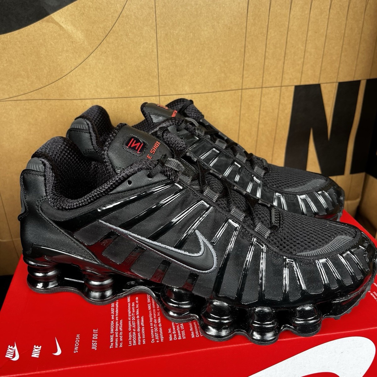 Size 7.5 - Nike Shox TL 2019 Black W for sale online | eBay