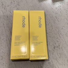 2x Rhode PINEAPPLE Refresh CLEANSER 20ml Hydrating Gentle Face Wash Travel BNIB