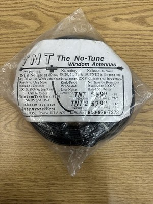 NEW SEALED Windom no-tune antenna.