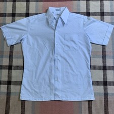 Vintage 70s Joel California Shirt Short Sleeve Disco L Polyester USA Made  