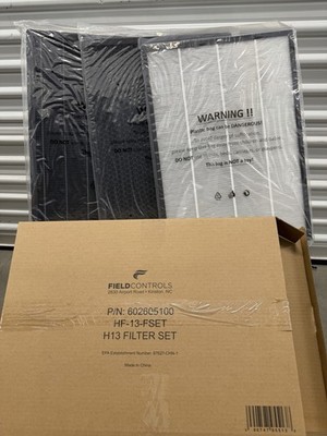 Field Controls Trio Plus Replacement H13 Filter Set Model: TPLUS-H13 / 602605100
