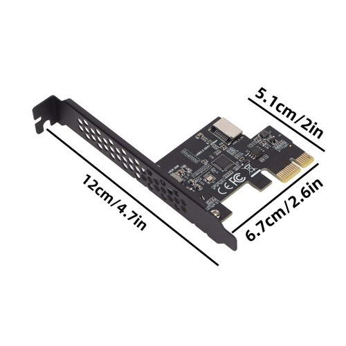 1*PCI-E To USB3.2 GEN1 Expansion Card 5Gbps Front Type-E A-Key Adapter for Mac - 第 6/14 張圖片