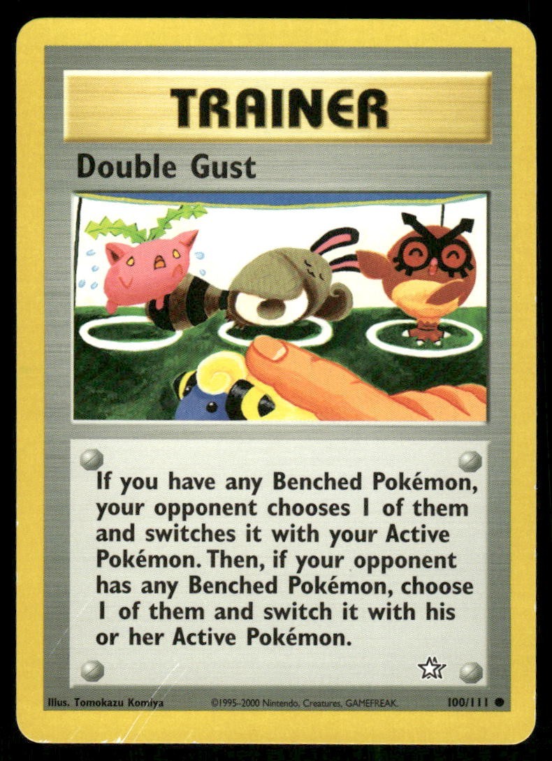 Pokemon Tcg Double Gust #100 Pokemon Neo Genesis MP