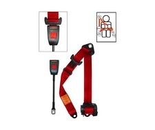 SECURON Universal-Sicherheitsgurt f&uuml;r vorne, 4-Punkt-Modell und Aufroller - R...