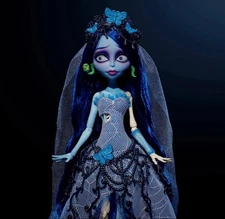 Monster High Corpse Bride Emily Skullector Tim Burton's Doll NEW SHIPS TODAY