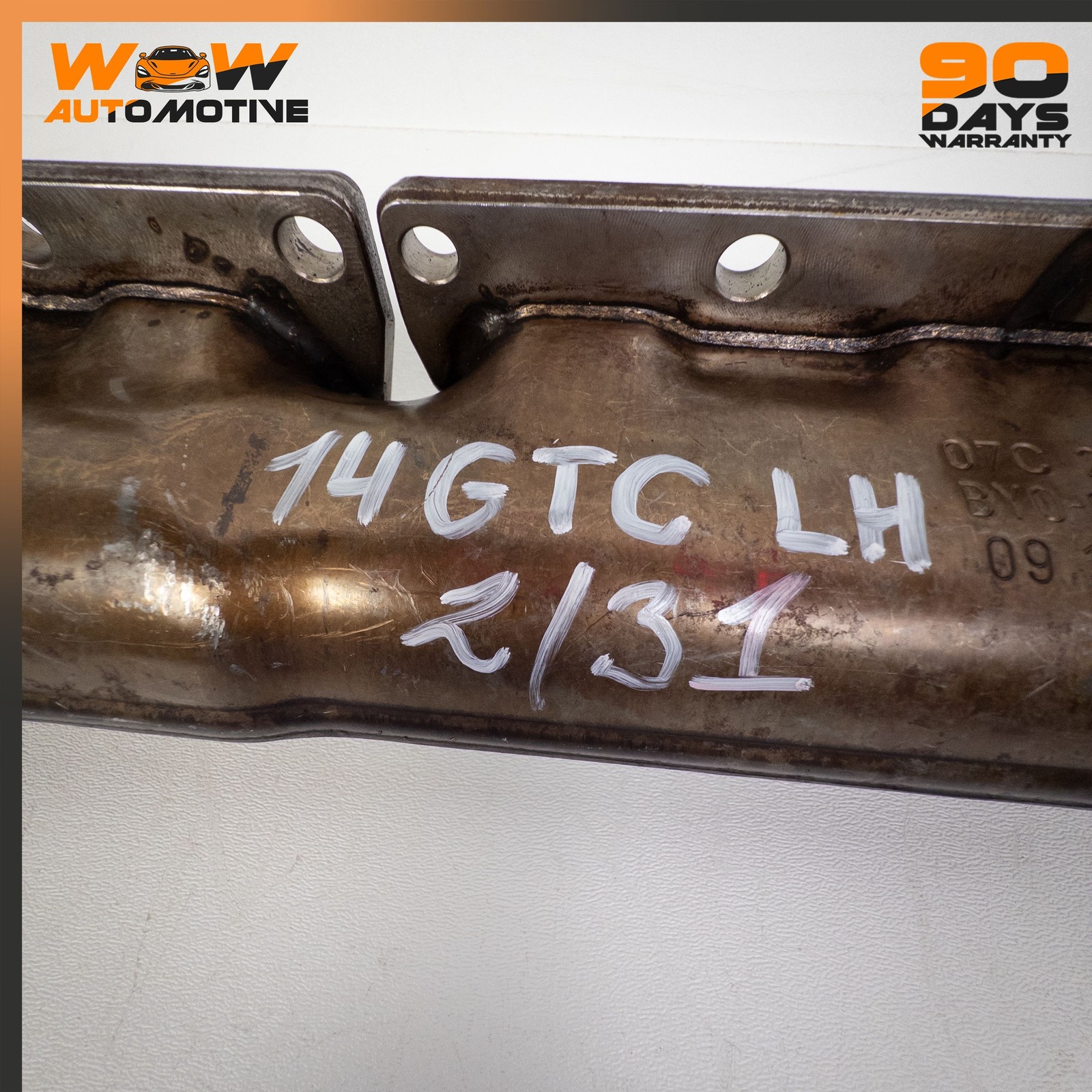 04-19 BENTLEY CONTINENTAL GT FLYING SPUR GTC 6.0L 12W LEFT EXHAUST MANIFOLD OEM