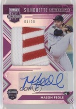 2018 Panini Elite Extra Edition Purple 3/10 Mason Feole #UCSA-MF Auto hg6