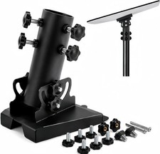 Starlink Pole Mount Pipe Adapter, for Standard 4  Gen 4 Black