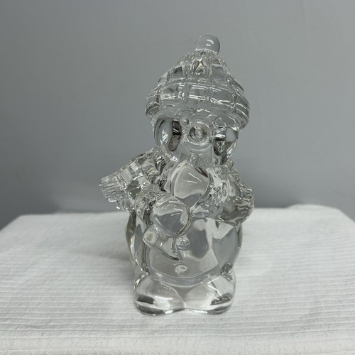 Mikasa Frostys Choir 6.5” Snowman Playing Trumpet Full Lead Crystal Figurine - Picture 2 of 8