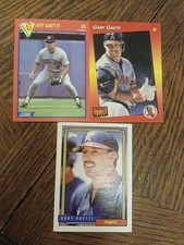 1992 Donruss Triple Play , score 1989, 1992 topps all Gary Gaetti baseball  crds