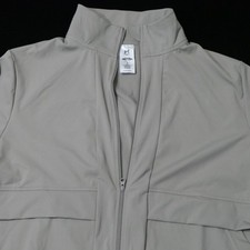 Member's Mark Womens Jacket Sm Taupe Traveler Full Zip Lightweight Stretch NWOT