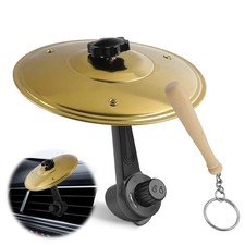 Car Cymbal Air Vent Mini Car Drum Cymbal, Car symbol Drum Air Vent with Mini ...