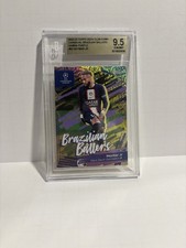 RARE Topps 2022-23 Neymar Jr Purple Samba /15 BGS 9.5 BRAZIL BARCA PSG MESSI CR7