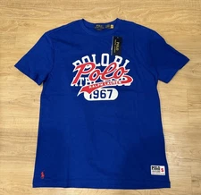 Polo Ralph Lauren Men’s Classic Fit RL 1967 Graphic Pony T-Shirt Tee Blue S-XXL