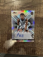 2022-23 Topps Finest OTE Overtime Elite Refractor Auto Jayden Williams #FA-JW