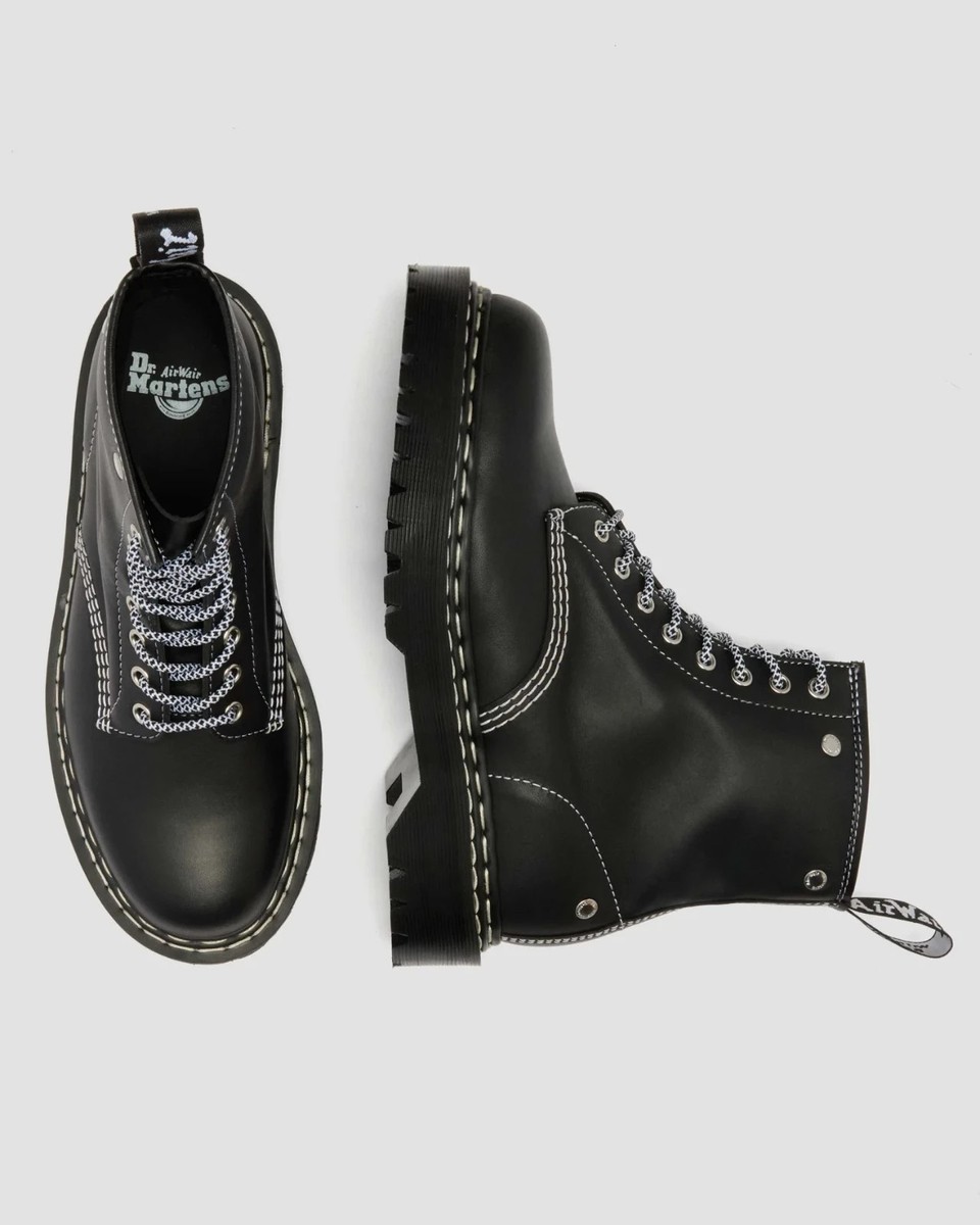 Dr.Martens 1460 BEX White Double Stitch 8-Eye Boots 43414001