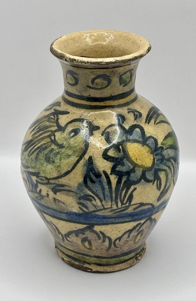 蓝色花瓶1850-1899 亚洲古董| eBay