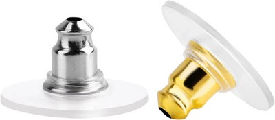 Earring Backs, Earring Safety Back Stopper Clutch Ear Locking with Pad,120Pcs Hy