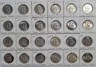 Benjamin Franklin Half Dollar Set Silver (90% Silver) 24 Coins