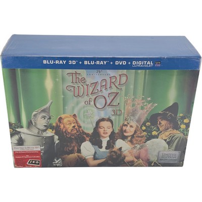 The Wizard of Oz Blu-ray 3D + Blu-ray + DVD Collector Box Zone A