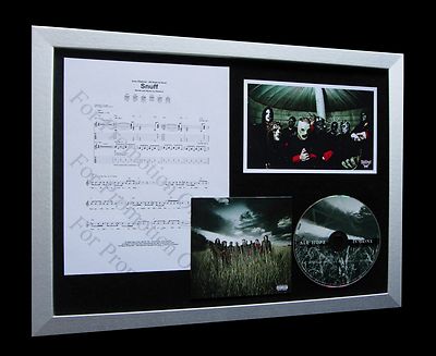 SLIPKNOT Snuff LTD GALLERY QUALITY CD FRAMED DISPLAY+EXPRESS GLOBAL SHIPPING