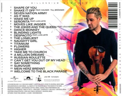 DAVID GARRETT MILLENNIUM SYMPHONY NEW CD