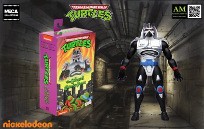 NECA TMNT NICKELODEON - ULTIMATE CHROME DOME - ACTION FIGUR TURTLES 