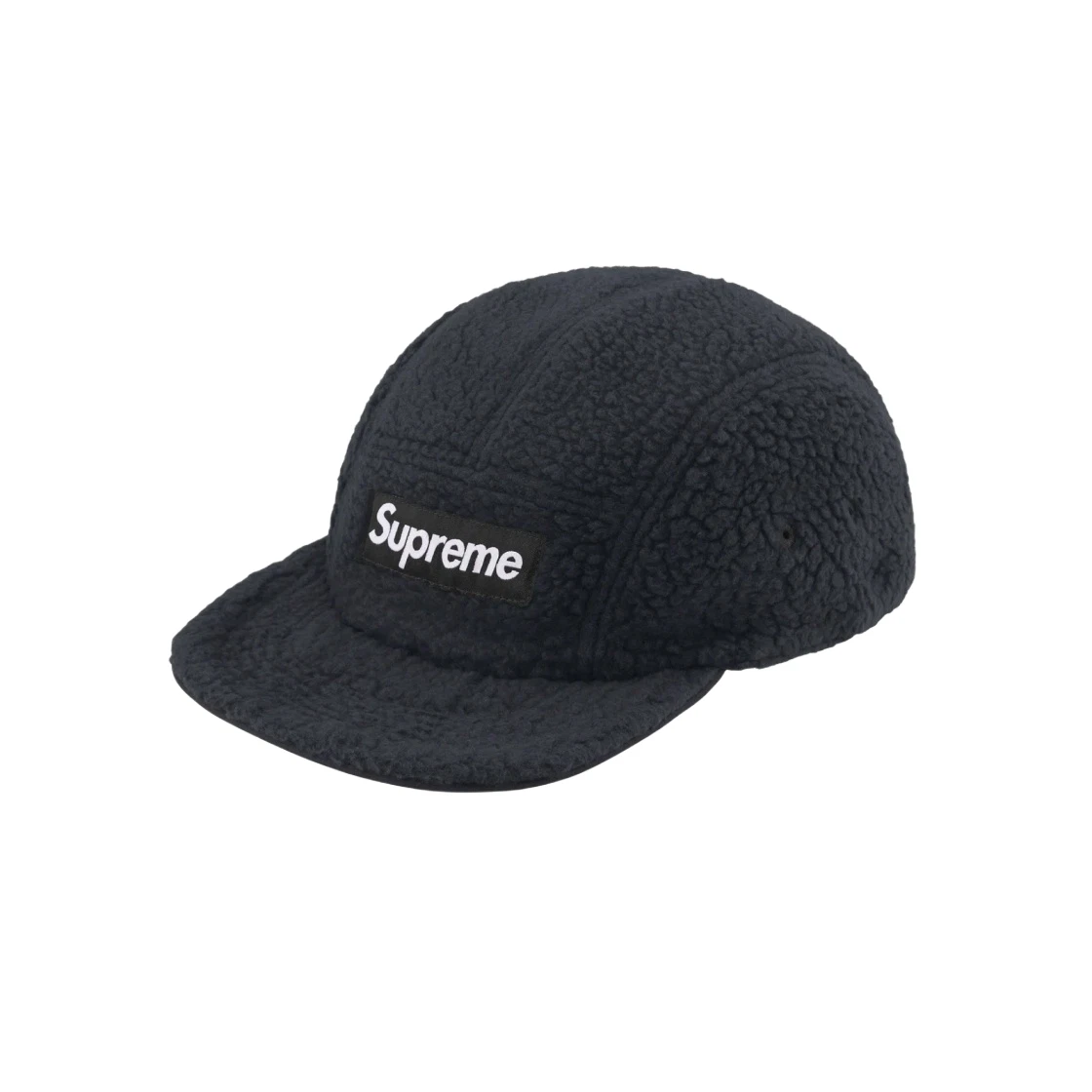Casquette de camp réversible Supreme Polartec Shearling noire   23FW  