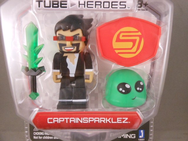 Tube Heroes Captain Sparklez & Jerry Gaming Action Mini Figure Captainsparklez | eBay