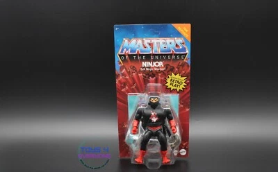 MATTEL Masters of the Universe Origins Ninjor Fan Favorite (US Card) Auspacker OVP