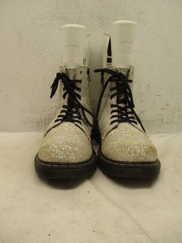 Dr. Martens 1460 Pascal J Damengröße 5 Regenbogen Glitzer AirWair Kampfstiefel - Bild 2 von 14