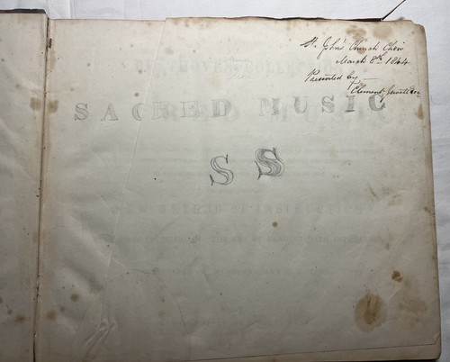 1844 Beethoven Libro Musica Sacra Pianoforte Mozart Haydn Compositori Istruzioni Organo - Foto 2 di 12