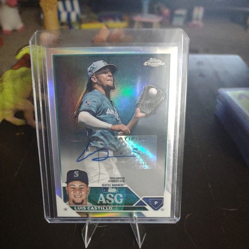 2023 Topps Chrome Update Series - 2023 All-Star Game Autographs Luis Castillo