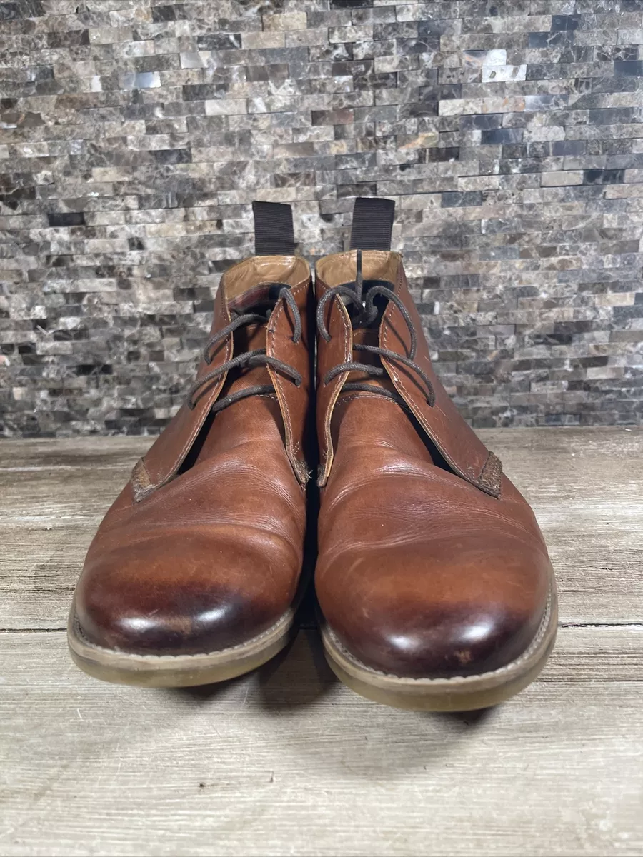 Clarks 1825 Montacute Duke Leather Brown Patina Chukka Boot Mens