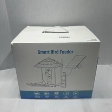 Smart Bird Feeder with Camera Solar Powered, Wireless Outdoor, Real Time Vide...