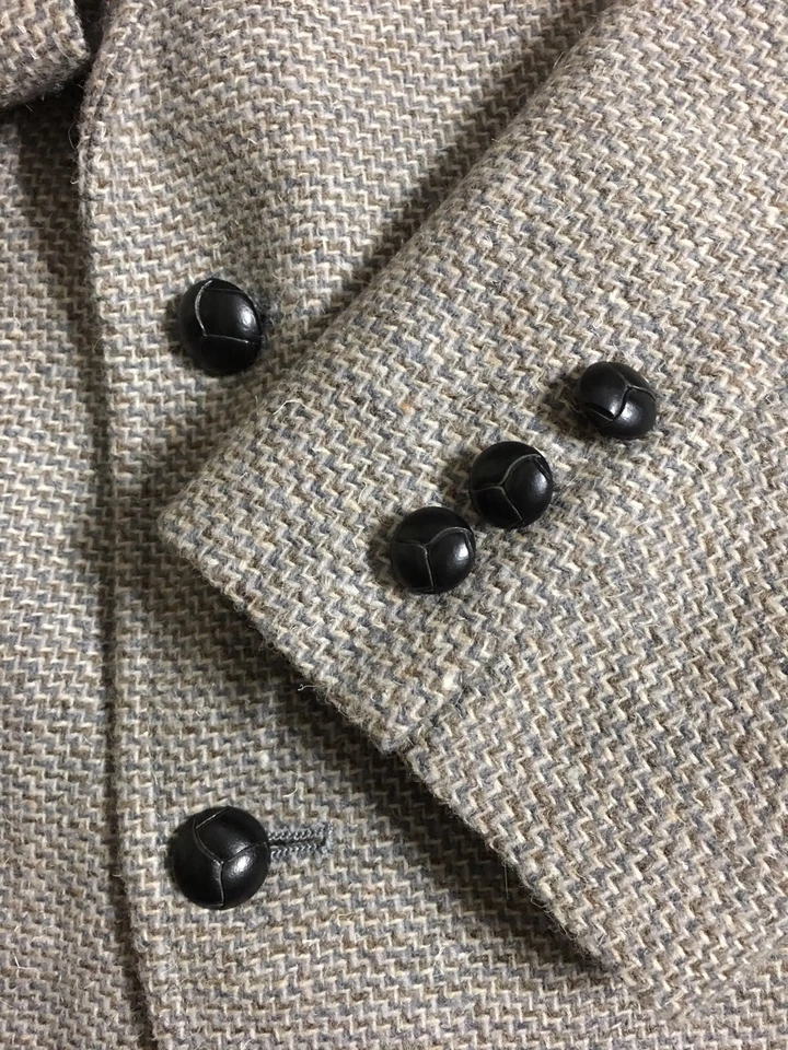 MINT Pendleton Men's 42 Grey Wool Tweed 2-Button Sport Coat Jacket Blazer - Image 4 of 4