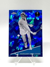 2021 Topps Chrome Tennis Margaret Smith Court #80 Sapphire Edition HOF