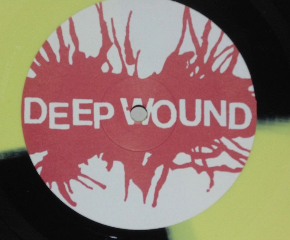 DEEP WOUND LP Yellow/Black Vinyl UK VG+ 2006 Damaged Goods J Mascis Lou Barlow  - Image 2 of 3