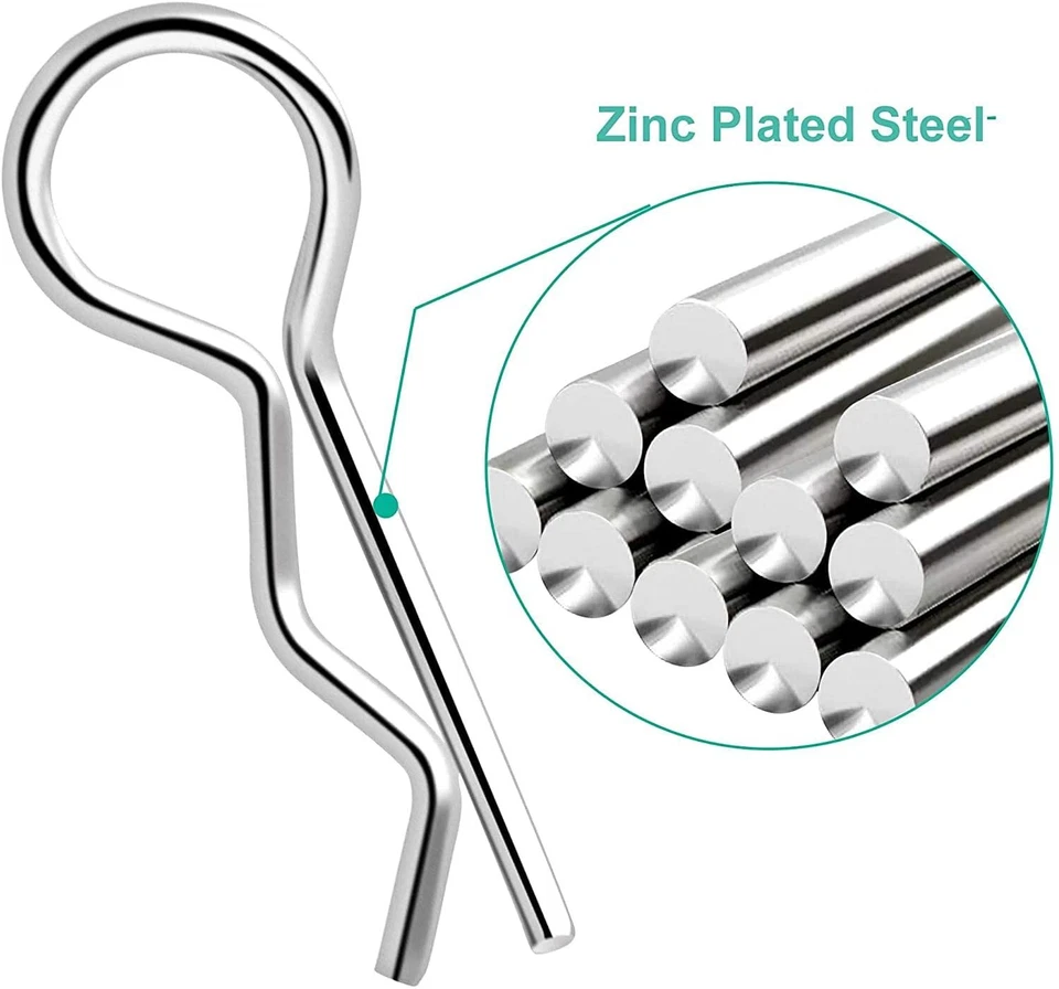 Clip per carrozzeria in acciaio inox 1/8 per WLtoys 144001 - Resistente alla ... - Immagine 2 di 4