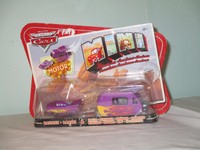 Disney Cars Movie Figure. Ramone With Trailer. On Card. Mattel. Pull Back Disney Cars Movie Figure. Ramone With Trailer. On Card. Mattel. Pull Back