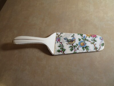 Royal Tutor Ware Barker Bros Porcelain Cake Serving Spatula Floral Bird- England