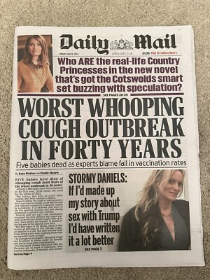Daily Mail 10. Mai 2024 10.5.24 Stormy Daniels
